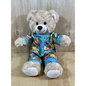Build A Bear Cream Colored Bear With Lilo And Stitch Jumper And Sounds